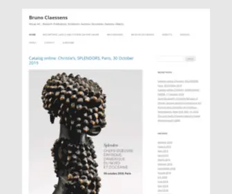 Brunoclaessens.com(African Art) Screenshot