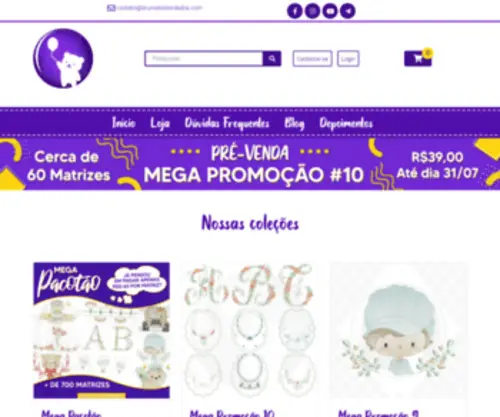 Brunodosbordados.com(Bruno dos Bordados) Screenshot