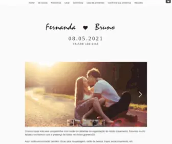 Brunoefernanda.com.br(Fernanda e Bruno) Screenshot