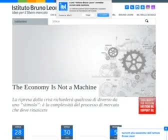 Brunoleoni.com(Istituto Bruno Leoni) Screenshot