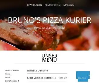 Brunos-Pizzakurier.ch(Bruno's Pizza Kurier) Screenshot