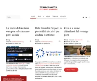 Brunosaetta.it(Internet e diritto) Screenshot