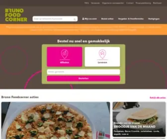 Brunosfoodcorner.be(Pizza, broodjes & meer bestellen) Screenshot