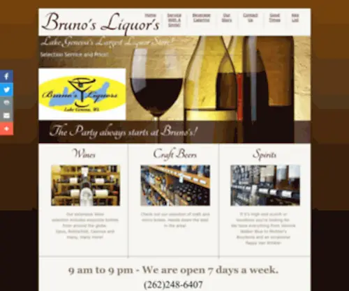 Brunosliquor.com(Brunosliquor) Screenshot