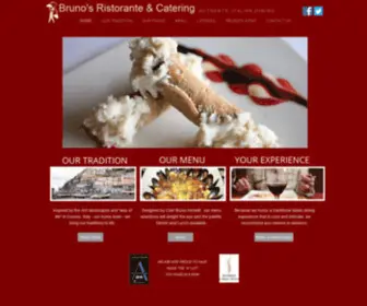 Brunosristorante.net(Bruno's Ristorante) Screenshot