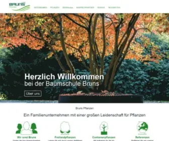 Bruns.de(Bruns Pflanzen) Screenshot