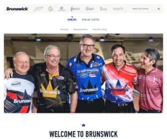 Brunswickbowling.com(Brunswick) Screenshot