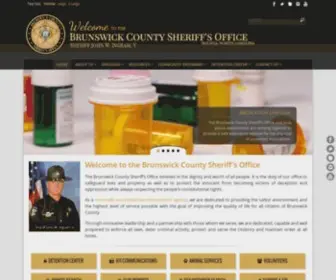 Brunswicksheriff.com(Brunswick County Sheriff's Office) Screenshot