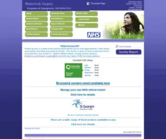 Brunswicksurgery.co.uk(Brunswick Surgery) Screenshot
