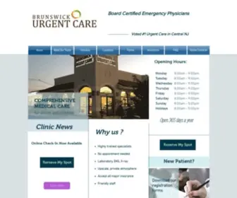 Brunswickurgentcare.org(BUC) Screenshot