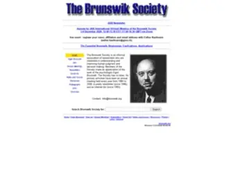 Brunswik.org(The Brunswik Society) Screenshot