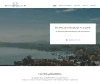 Bruppacher.ch(Ihre Immobilienverwaltung) Screenshot