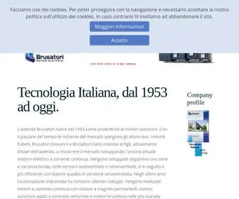 Brusatori.it(Specialisti in motori elettrici) Screenshot