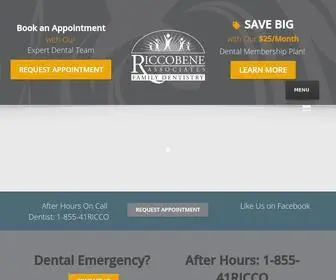 Brushandfloss.com(Riccobene Associates Family Dentistry) Screenshot