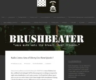 Brushbeater.org("once more unto the breach) Screenshot