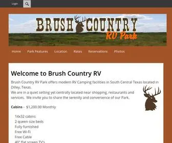 Brushcountryrv.com(Brush country rv park) Screenshot