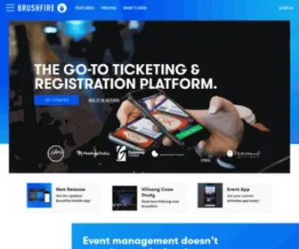 Brushfire.com(Event management) Screenshot