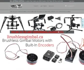 Brushlessgimbal.ca(RC Hobby DYI UAS FPV Aerial Photography gimbal welcome to BGC Brushless gimbal Pruducts footer) Screenshot