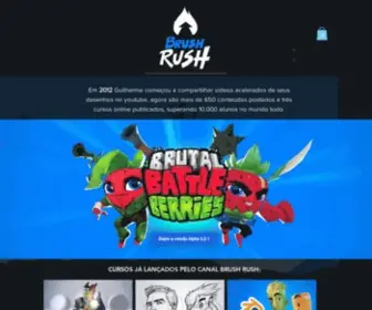 Brushrush.com.br(Cursos de Pintura Digital) Screenshot