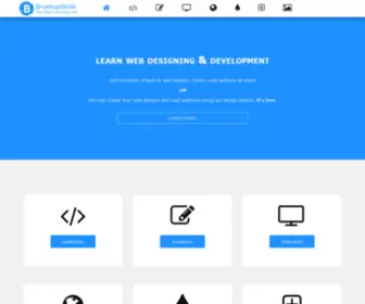 Brushupskills.com(Web Design and Development) Screenshot