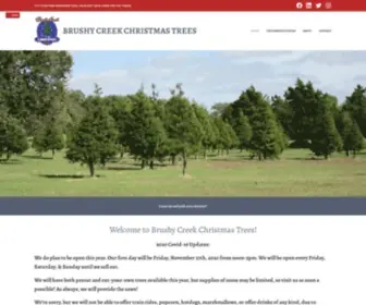 Brushycreekchristmastrees.com(Brushy Creek Christmas Tree Farm) Screenshot