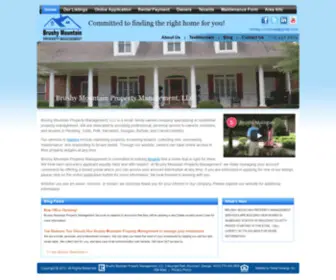 Brushymountainpm.com(Brushy Mountain Property Management) Screenshot