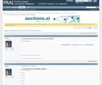 Brussels.ai(List of Anguilla domain names .ai for robotics and artificial intelligence) Screenshot