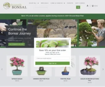 Brusselsbonsai.com(Quality Bonsai Tree) Screenshot