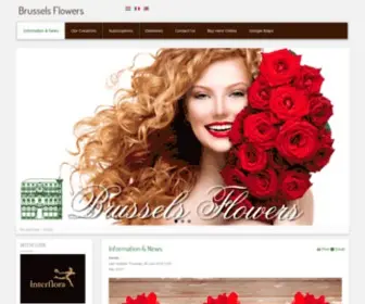 Brusselsflowersshop.com(Brussels Flowers Shop) Screenshot