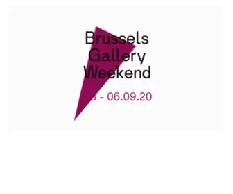 Brusselsgalleryweekend.com(Brussels Gallery Weekend) Screenshot