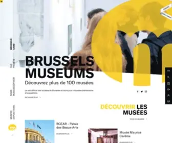 Brusselsmuseums.be(Brussels Museums) Screenshot