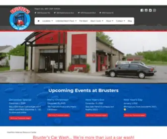 Brusterscarwash.com(Bruster’s Car Wash) Screenshot