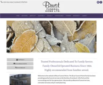 Brustfuneralhome.com(Brust Funeral Home) Screenshot