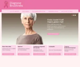 Brustkrebs-Diagnose.de( Home) Screenshot