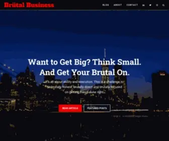 Brutalbusiness.com(Brutal Business) Screenshot