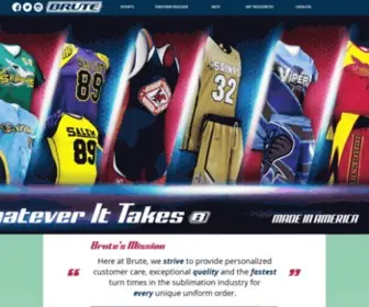 Brute.com(Custom Athletic Apparel) Screenshot