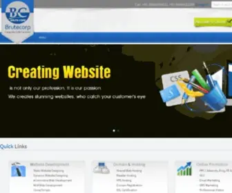 Brutecorp.com(Web Designer Amritsar) Screenshot