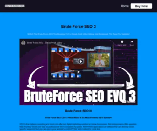 Bruteforceseo.net(Brute Force SEO The Revenge EVO III) Screenshot