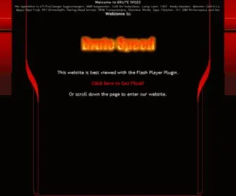 Brutespeed.com(Brute Speed LLC) Screenshot