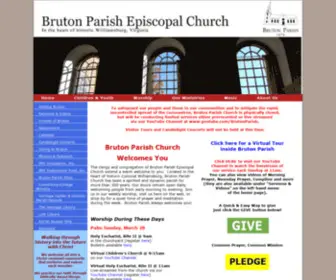 Brutonparish.org(Bruton Parish) Screenshot