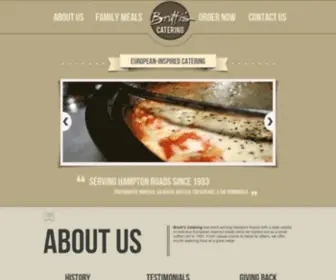 Bruttiscatering.com(Brutti's Catering Hampton Roads) Screenshot