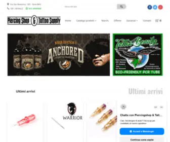 Brutustattooshop.com(è un sito specializzato nella vendita online di materiale e attrezzature per tatuatori) Screenshot