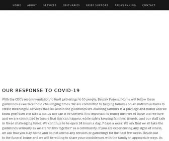 Bruzekfuneralhome.com(Bruzek Funeral Home) Screenshot