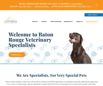 Brvetspecialists.com(Baton Rouge Veterinary Specialists) Screenshot