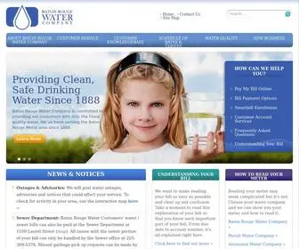 Brwater.com(Baton Rouge Water Company) Screenshot