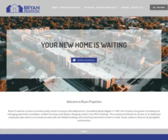 Bryan-Properties.net(Bryan Properties) Screenshot