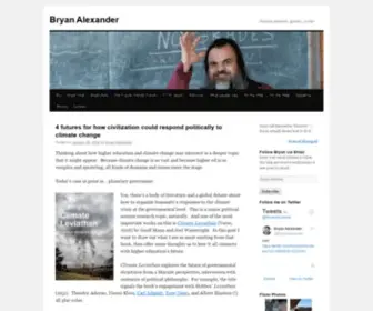 Bryanalexander.org(Bryan Alexander) Screenshot