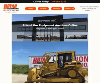 Bryanauction.com(Bryan Auction Co) Screenshot