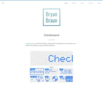Bryanbraun.com(Bryan Braun) Screenshot
