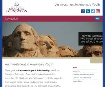 Bryancameroneducationfoundation.org(Bryan Cameron Education Foundation) Screenshot